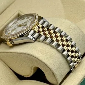RLX Datejust 36mm 126283 White Dial Jubilee Bracelet Watch