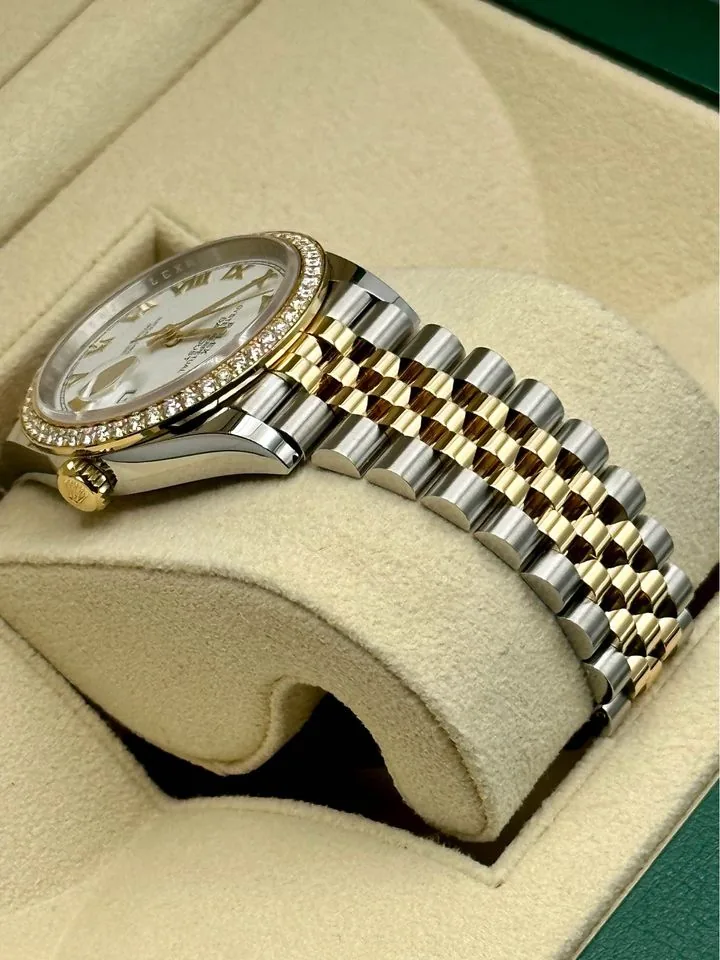 RLX Datejust 36mm 126283 White Dial Jubilee Bracelet Watch