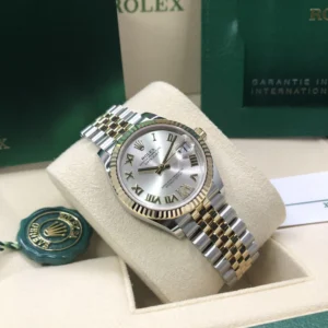 RLX Datejust m278273-0003/0004 31mm Silver Dial Stainless Steel and Yellow Gold Oyster Watch