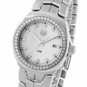 TAG Heuer Link Date Diamond Bezel Ladies Watch 32mm WBC1316.BA0600