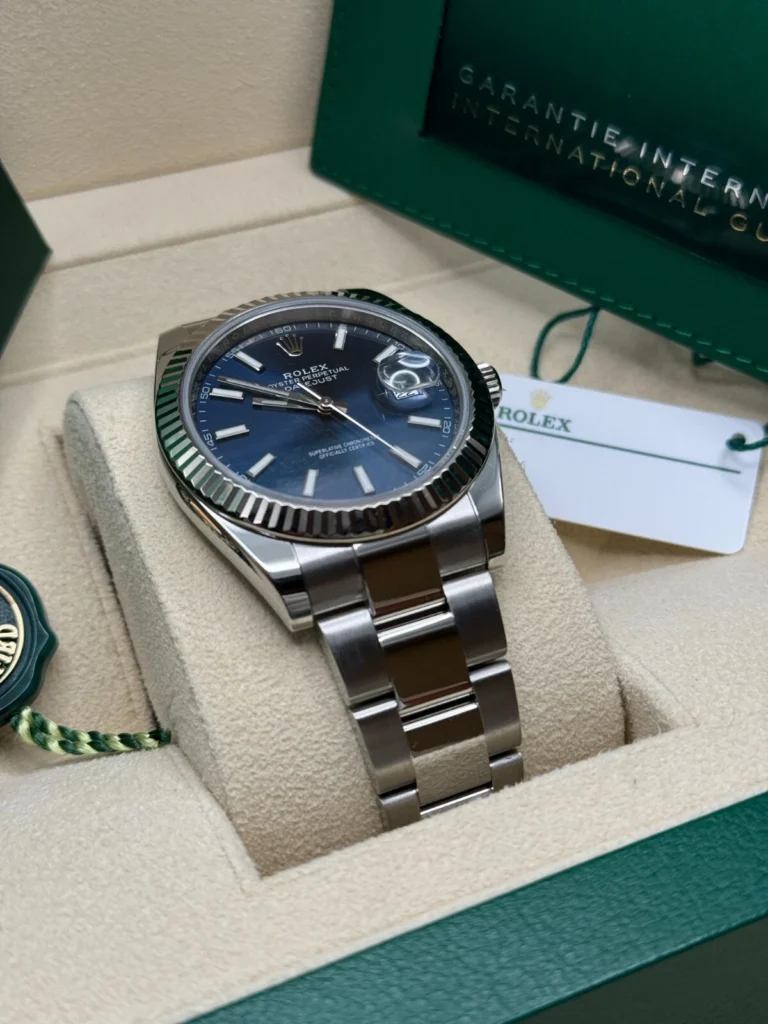 RLX Datejust 41mm 126334 Blue Index Oyster Stainless Steel Men’s Watch