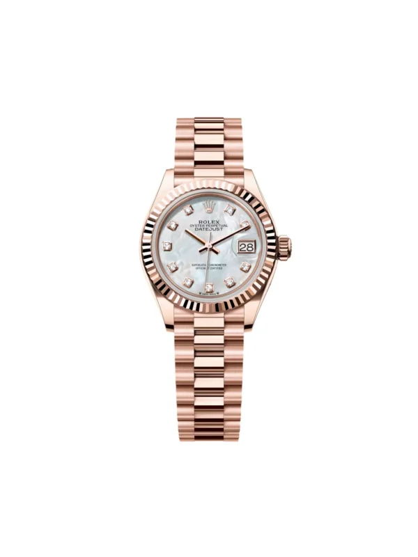 RLX Lady-Datejust 31mm 279175 Mother-of-Pearl Dial President Everose Gold