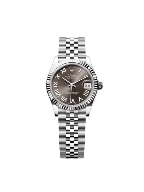 RLX Datejust m278274-0021/0022 Dark Grey Roman 31mm Dial Oyster Watch