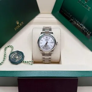 RLX Datejust m278240-0005/0006 31mm Silver Index Domed Bezel Oyster Oystersteel