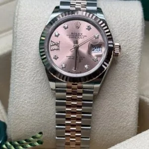RLX Lady-Datejust 31mm 279171 Rose-colour Diamond Set Oyster Stainless Steel and Rose Gold