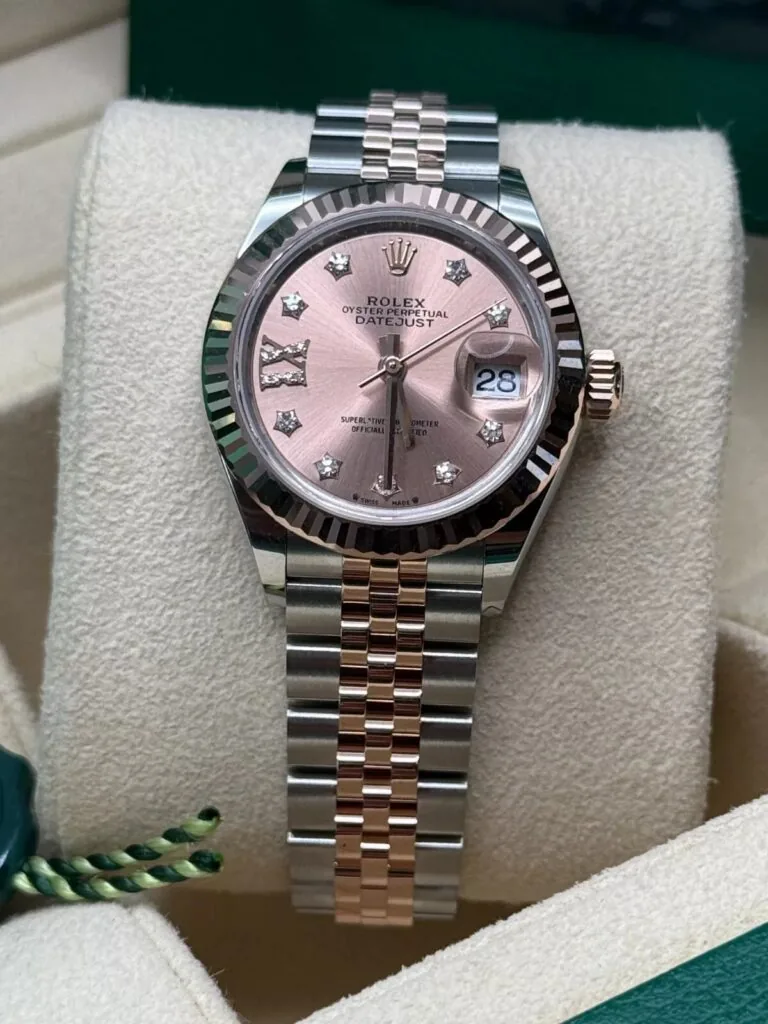 RLX Lady-Datejust 31mm 279171 Rose-colour Diamond Set Oyster Stainless Steel and Rose Gold
