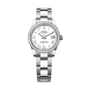 RLX Datejust m278384RBR-0013/0014 White 31mm Dial Oyster Watch