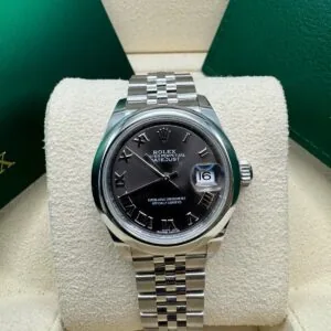 RLX Lady-Datejust 31mm m279160 Oyster Perpetual Dark Grey Dial Oyster Bracelet