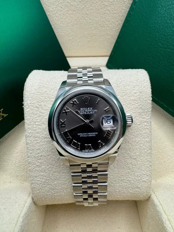 RLX Lady-Datejust 31mm m279160 Oyster Perpetual Dark Grey Dial Oyster Bracelet