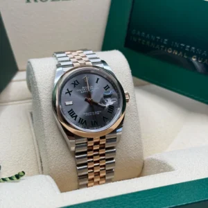 RLX Datejust 36mm 126201 Slate Dial Jubilee Bracelet Watch