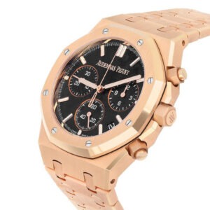 A&P ROYAL OAK Pink Gold Black Dial CHRONOGRAPH 41mm