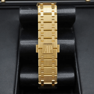 A&P ROYAL OAK "JUMBO" Smoked Yellow Gold-Toned Dial 39mm