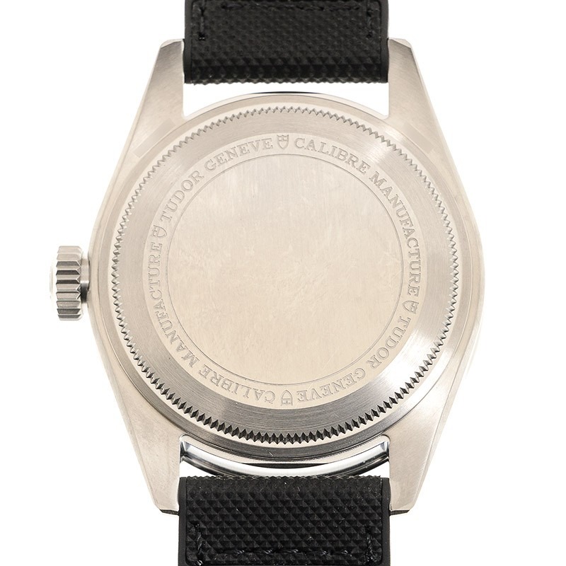 TUDOR Black Bay Pro 39mm Steel Automatic Hybrid Rubber Strap Watch M79470-0003