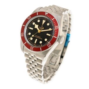 TUDOR Black Bay 41mm Black Dial & Red Bezel Five-Link Bracelet Watch M7941A1A0RU-0003