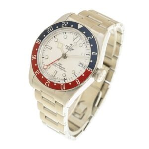TUDOR Black Bay GMT 41mm White Dial & Red/Blue Bezel Bracelet Watch M79830RB-0010
