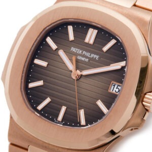 Patek Philippe Nautilus Rose Black Dial Replica