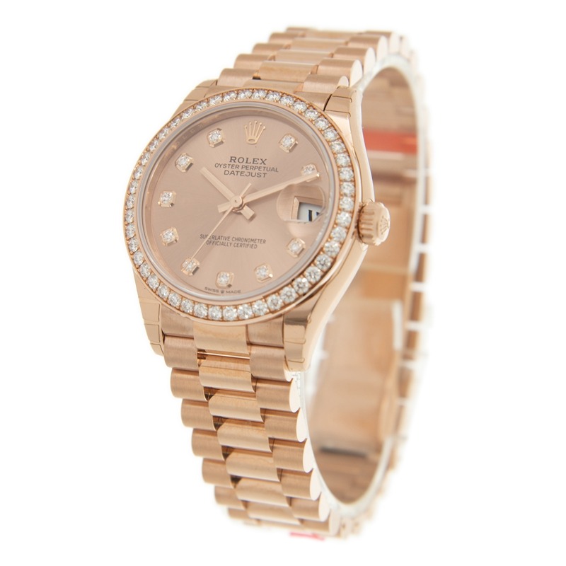 RLX Datejust m278285RBR-0025 Rosé Dial 31mm