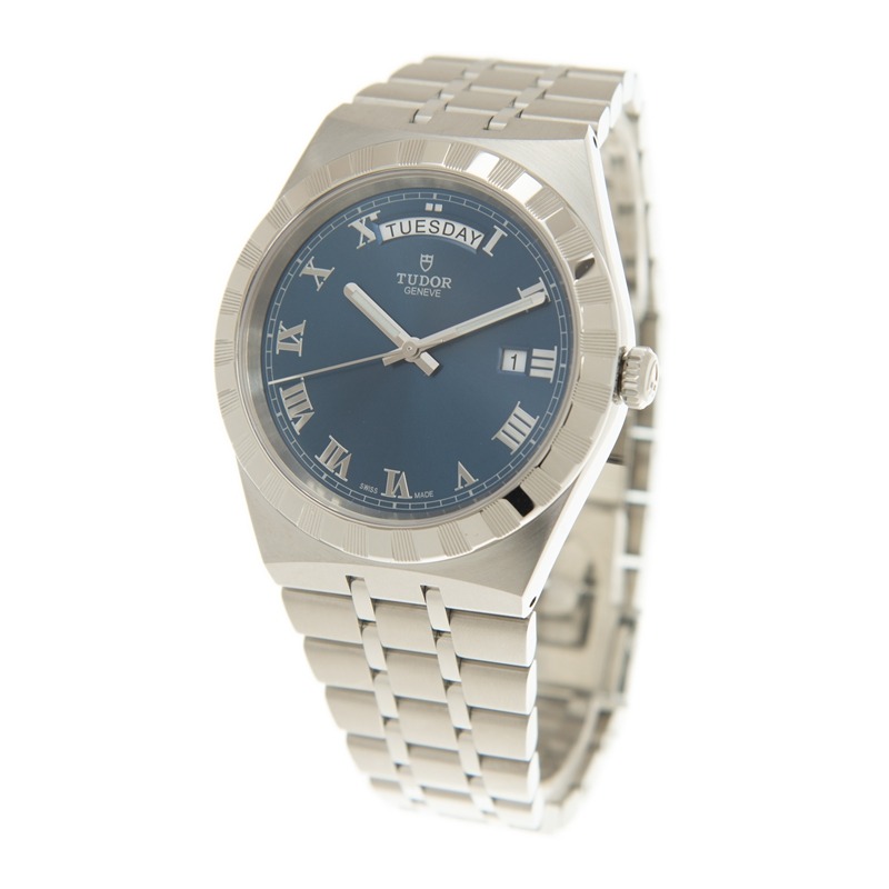 TUDOR Royal Date/Day 41mm Blue Roman Dial Men's Automatic Watch M28600-0005