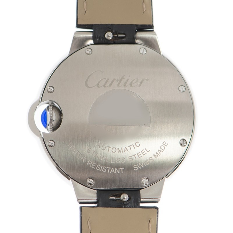 CARTIER Ballon Bleu BLEU Alligator Strap 33mm WSBB0030 - United Luxury