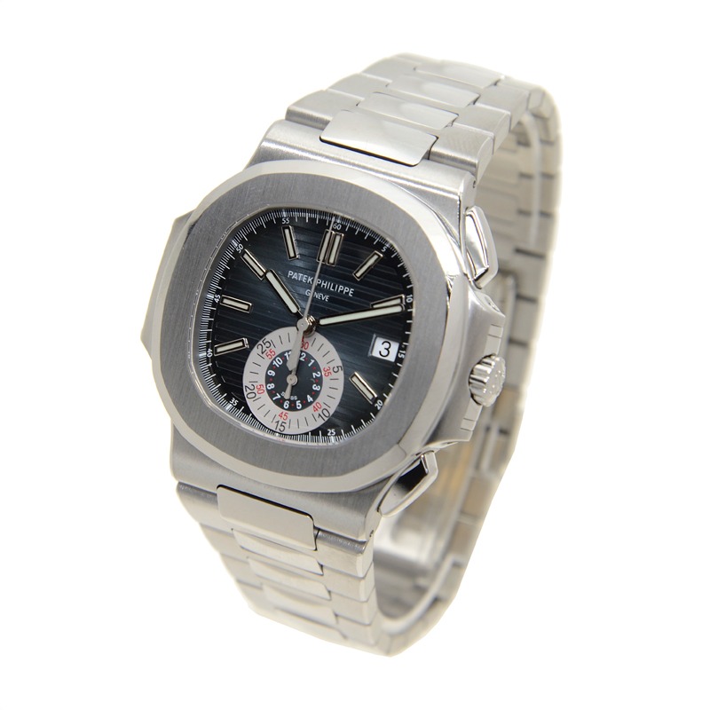 Patek Nautilus Blue Silver Replica
