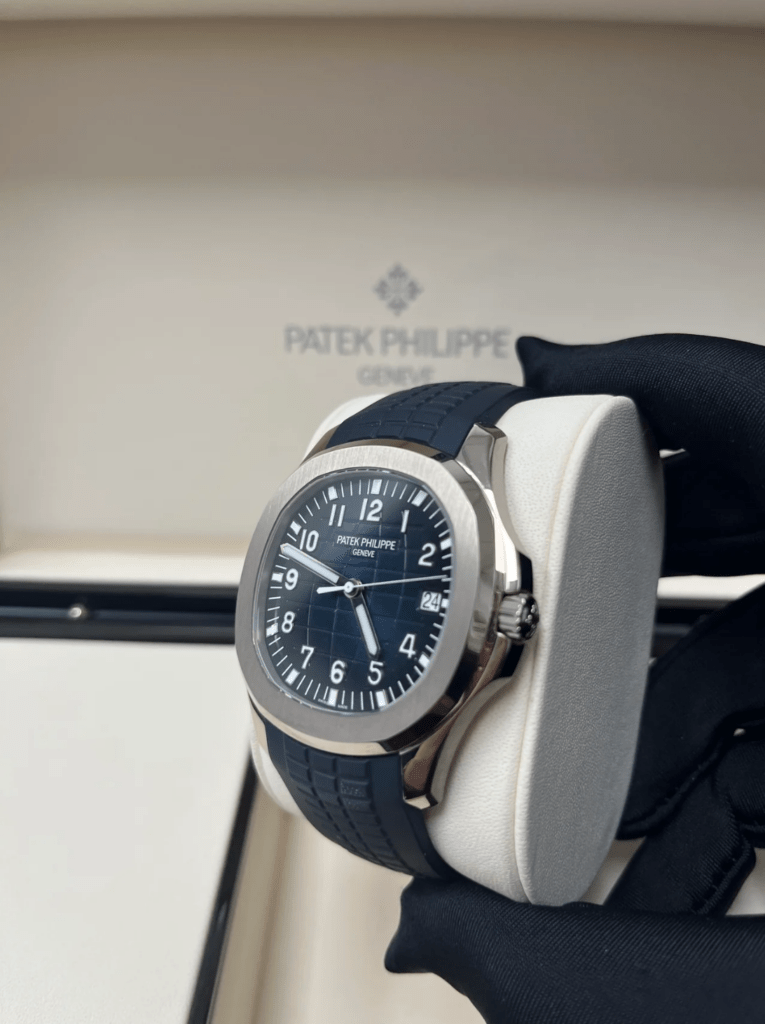 Patek Philippe Aquanaut 5168G White Gold Blue Dial 42mm