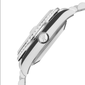 RLX Datejust m278289RBR-0007 White Dial White Gold President Watch