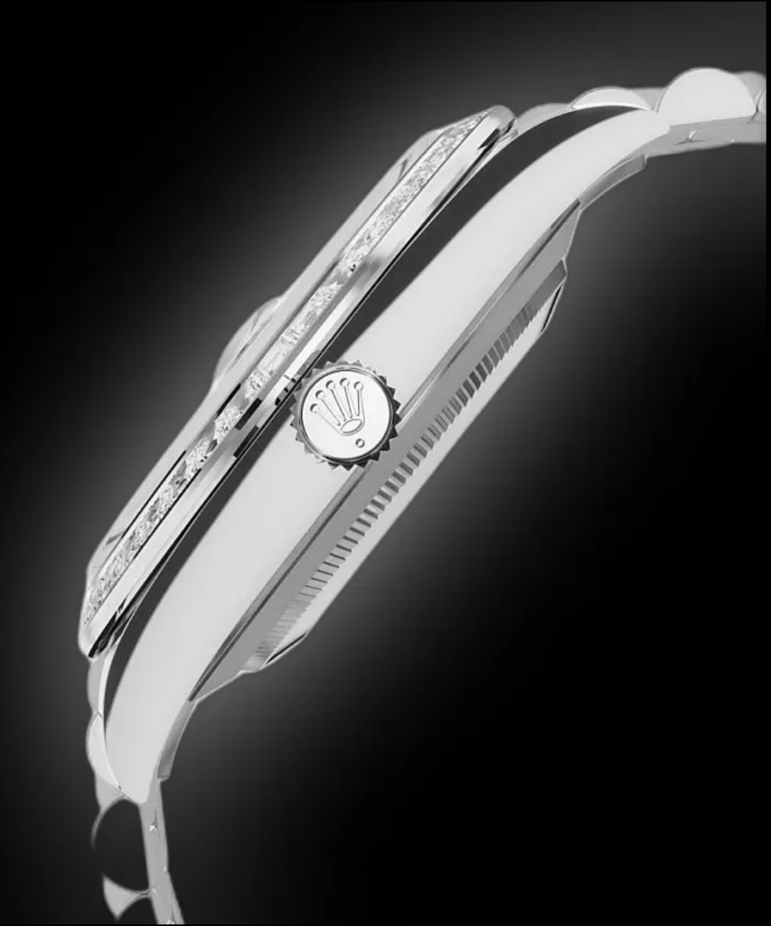 RLX Day-Date 40mm 228396TBR-0024 Black Dial Diamond Bezel