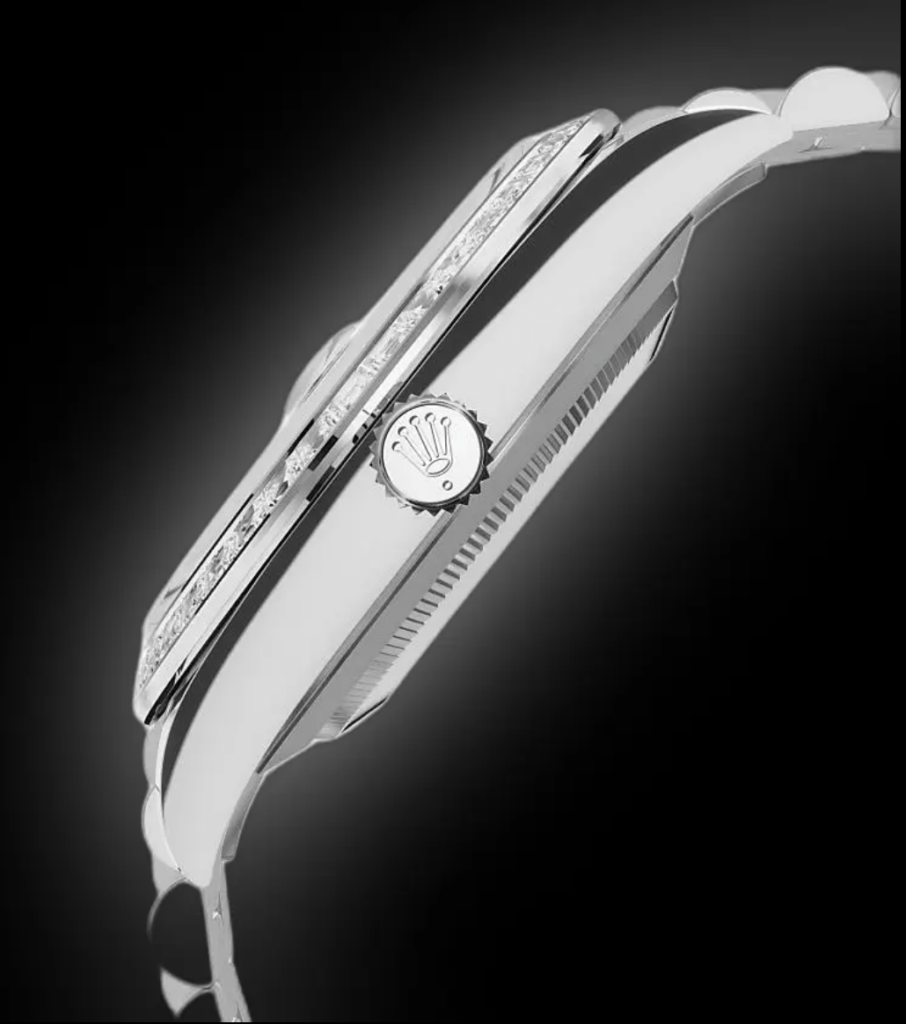 RLX Day-Date 40mm 228396TBR-0043 Mother Of Pearl Diamond Dial and Bezel