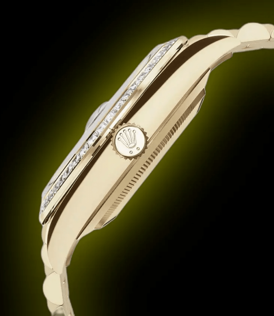 RLX Day-Date 40mm 228398TBR-0007 Champagne Dial President Watch