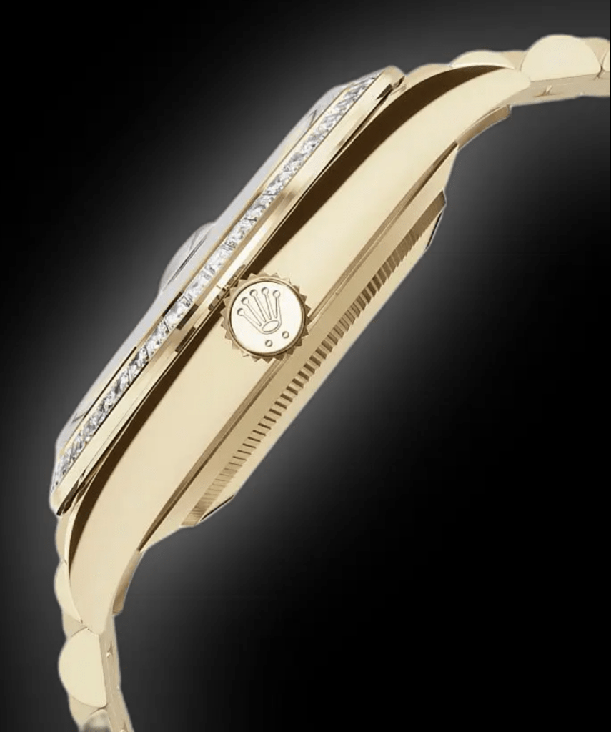 RLX Day-Date 40mm 228398TBR-0040 Silver Dial President Watch