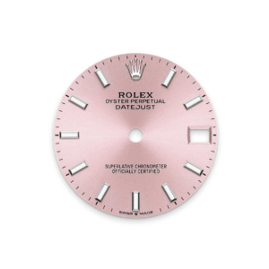 RLX Datejust m278289RBR-0013 Pink Dial White Gold President Watch