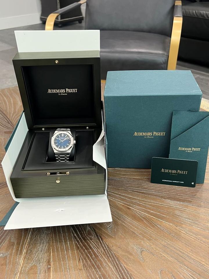 A&P ROYAL OAK “JUMBO” Smoked Blue Dial 39mm