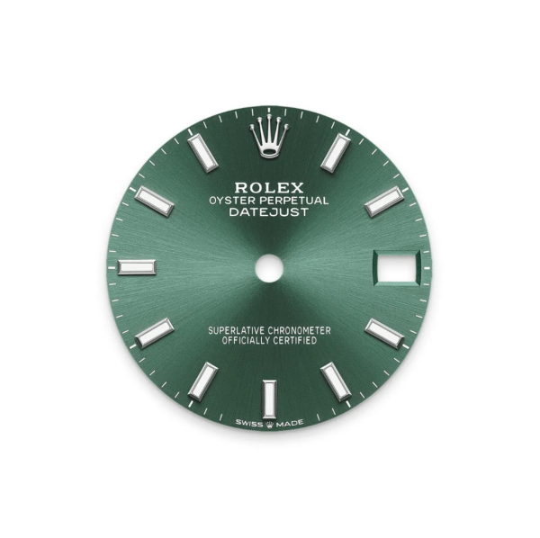 RLX Datejust m278289RBR-0015 Mint Green Dial White Gold President Watch