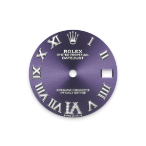RLX Datejust m278289RBR-0019 Aubergine Dial White Gold President Watch