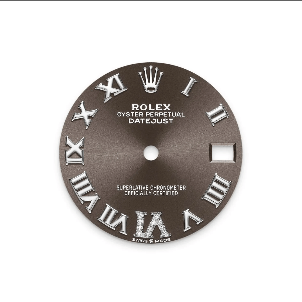 RLX Datejust m278289RBR-0020 Dark Grey Dial White Gold President