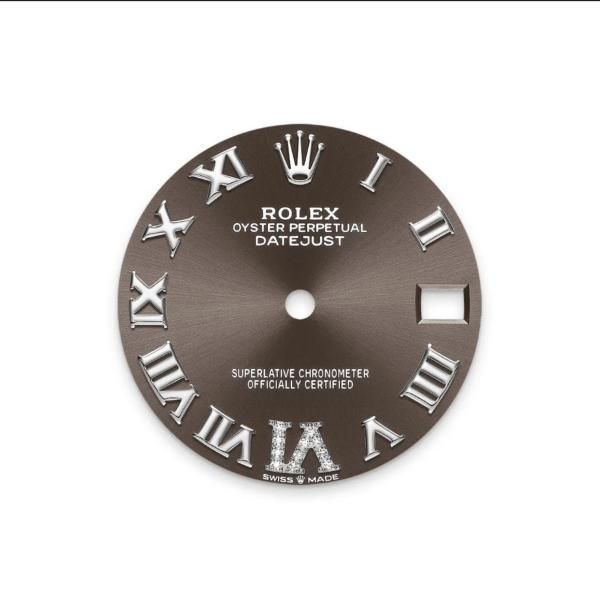 RLX Datejust m278289RBR-0020 Dark Grey Dial White Gold President