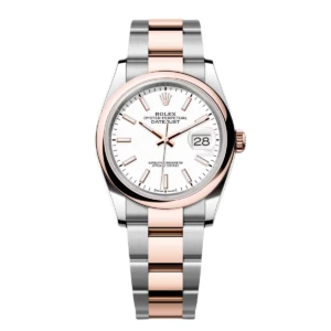 RLX Datejust 36mm 126201 White Dial Jubilee Bracelet Watch