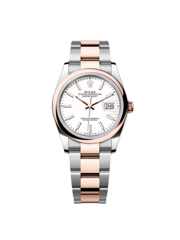 RLX Datejust 36mm 126201 White Dial Jubilee Bracelet Watch