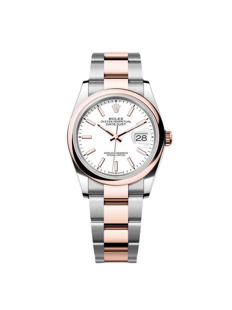 RLX Datejust 36mm 126201 White Dial Jubilee Bracelet Watch