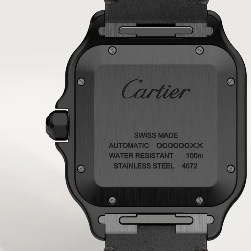 Cartier Santos de Cartier Large Model Black ADLC WSSA0039 - United Luxury