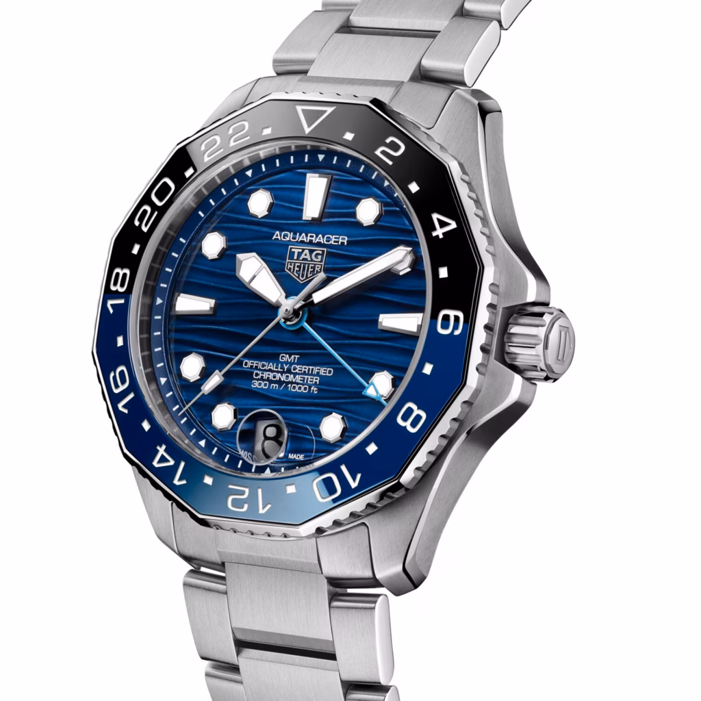 TAG Heuer Aquaracer Professional 300 GMT 42mm Mens Watch Blue WBP5114.BA0013