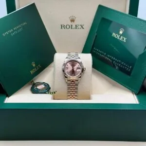 RLX Lady-Datejust 31mm 279171 Rose-colour Diamond Set Oyster Stainless Steel and Rose Gold