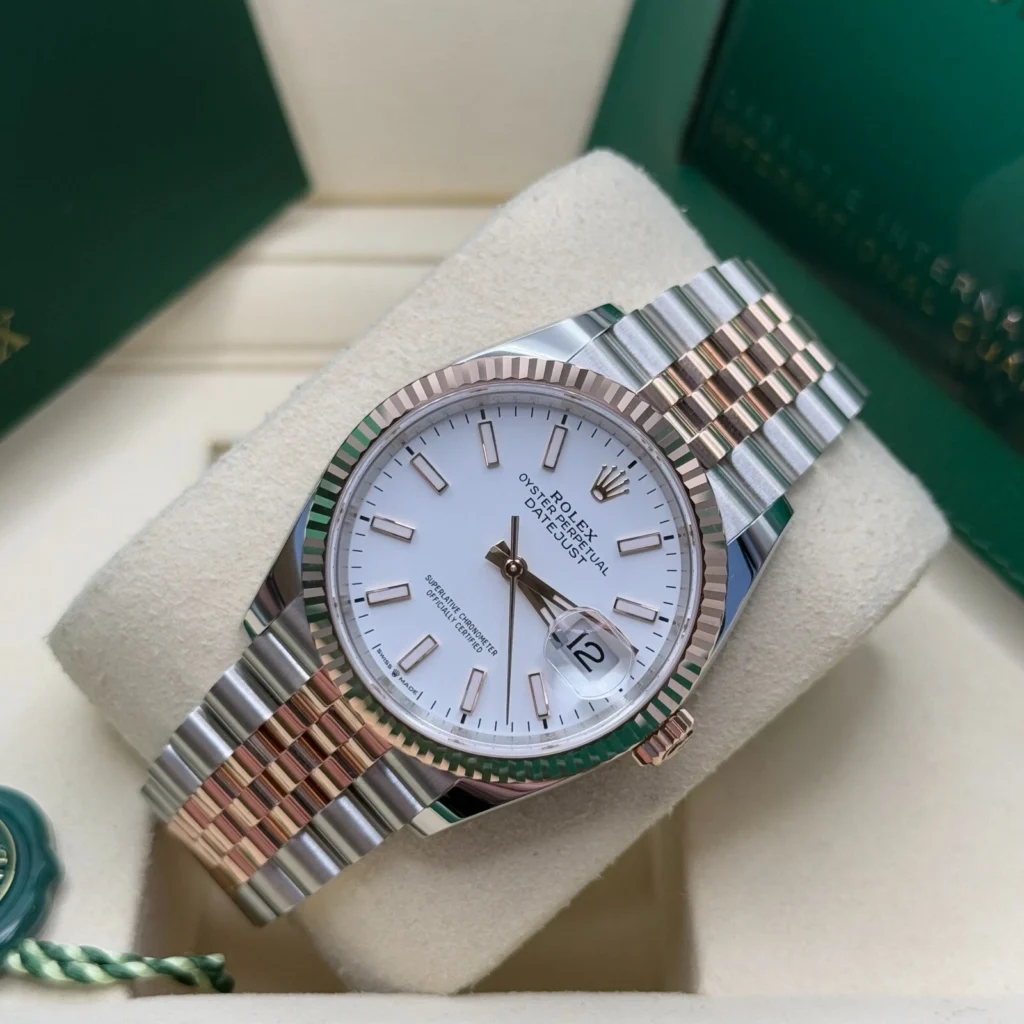 RLX Datejust 36mm 126231 White Dial Jubilee Bracelet