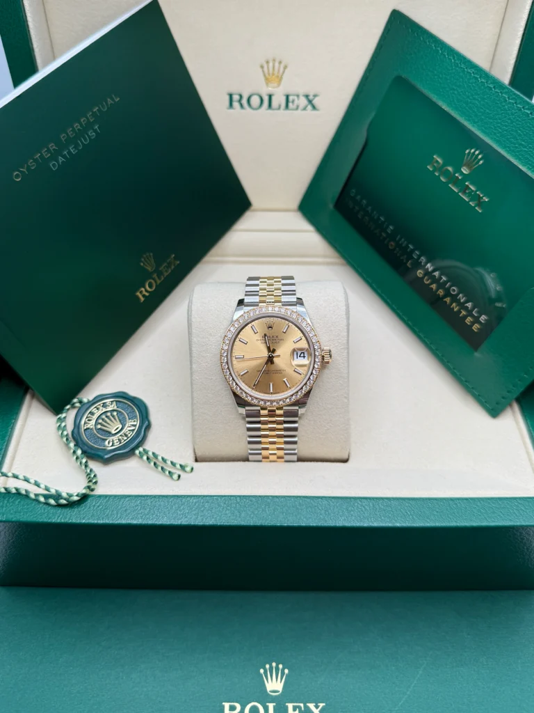 RLX Datejust m278383-0013/0014 31mm Champagne Dial Oyster Bracelet