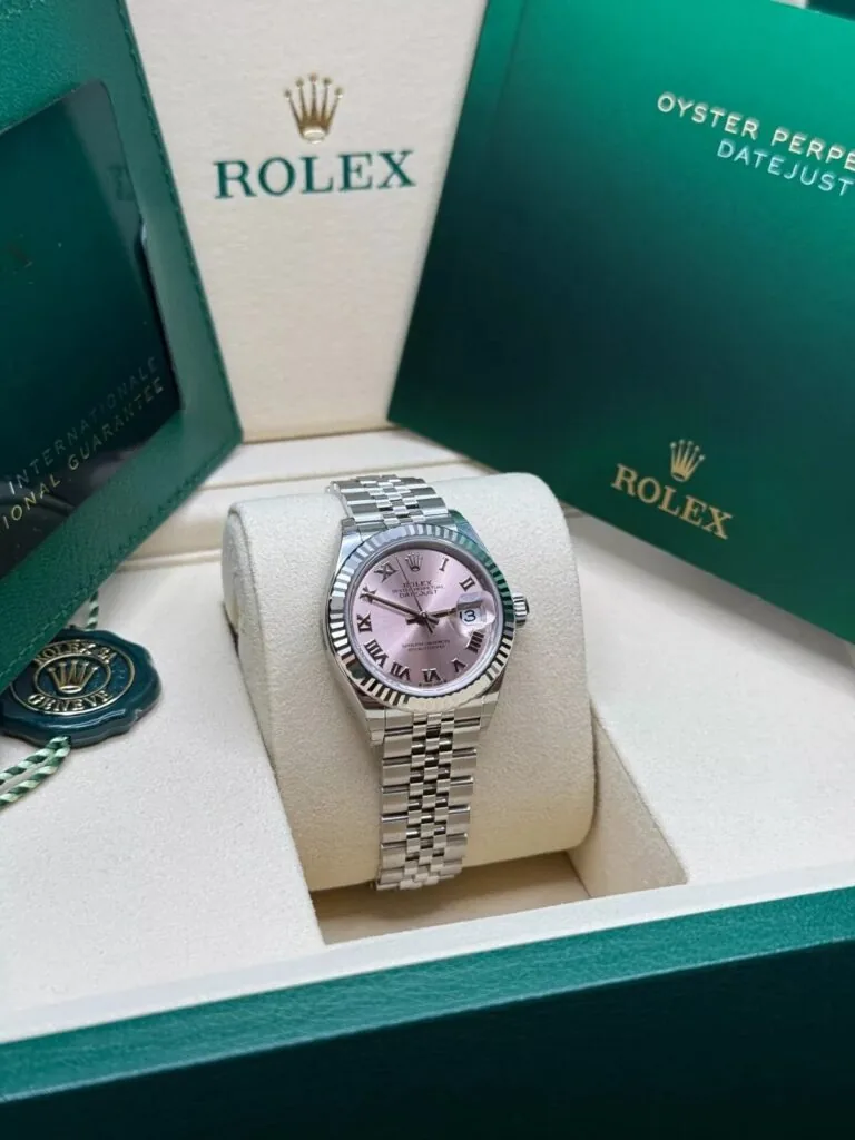 RLX Lady-Datejust 31mm 279174 Pink Roman Dial Oyster Bracelet