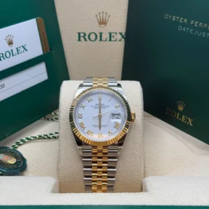 RLX Datejust 36mm 126233 White Dial Oyster Bracelet Watch