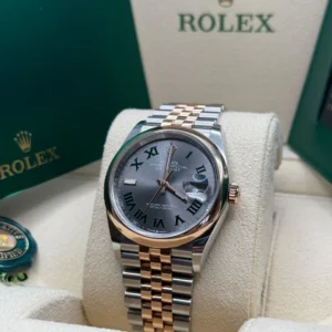 RLX Datejust 36mm 126201 Slate Dial Jubilee Bracelet Watch