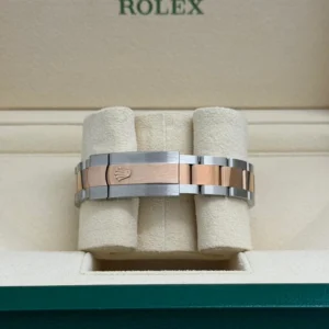 RLX Datejust m278241-0031/0032 31mm Silver Floral Motif Dial Oyster Bracelet Watch
