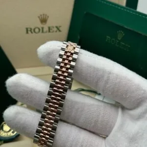 RLX Lady-Datejust 31mm 279171 Green Diamond Oyster Stainless Steel and Rose Gold