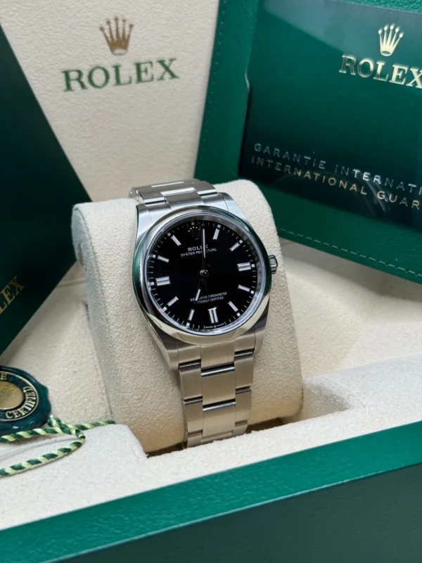 RLX Oyster Perpetual 36mm 126000-0014 Black Dial Oyster Stainless Steel Bracelet